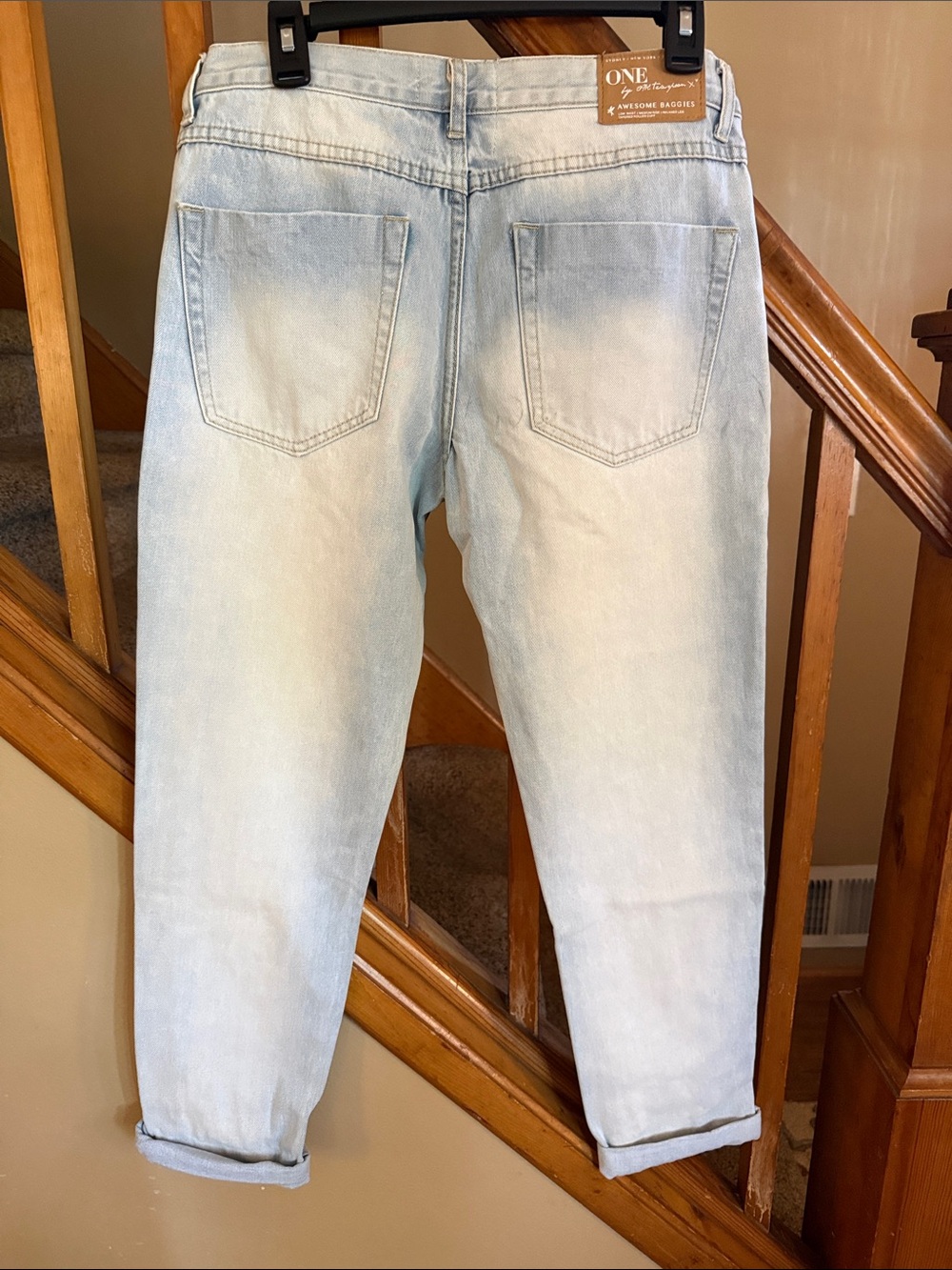 ONE by One Teaspoon Light Wash Distressed Denim Jeans Size 27 - Picture 9 of 13